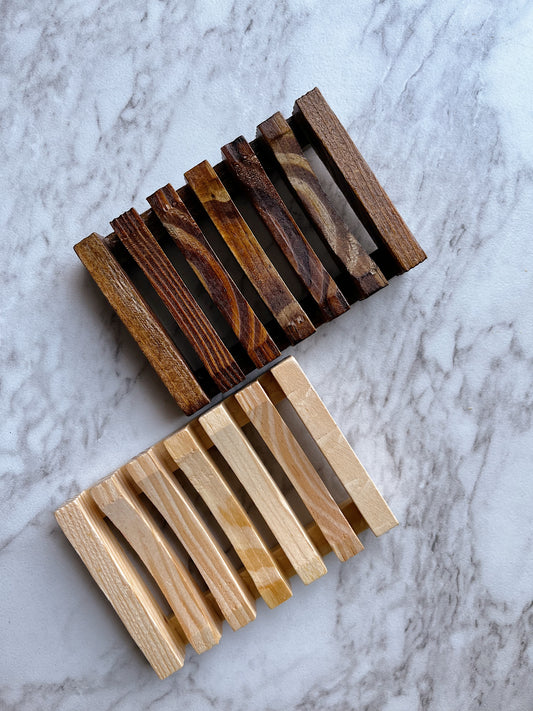 Bamboo Soap Draining Dish